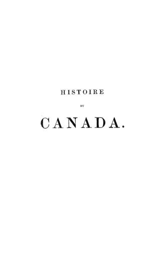 Histoire du Canada, depuis sa découverte jusqu'à nos jours