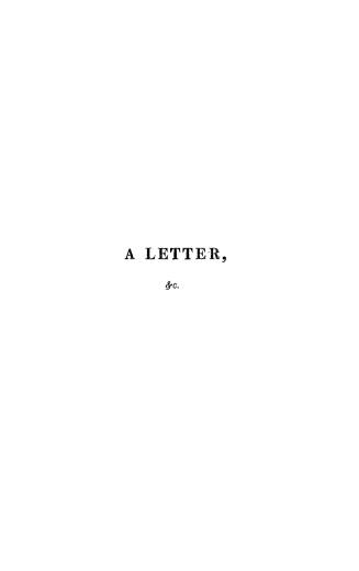 A letter to the Right Hon. Earl Bathurst, K.G., on the policy of uniting the British North-American colonies