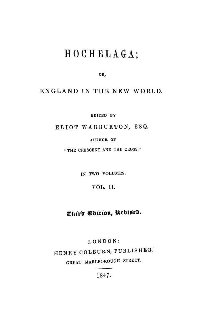 Hochelaga, or, England in the New world