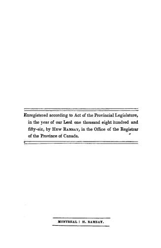 The Canadian tourist. : Accompanied by a map of the British American provinces, and an appendix containing useful statistical information