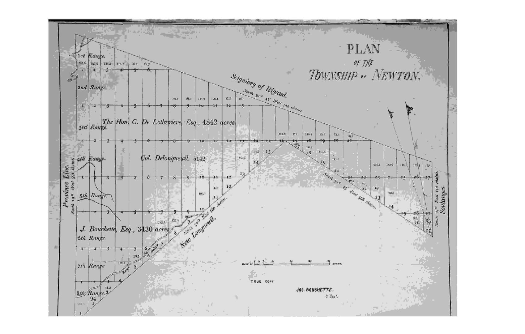 Letters patent of the township of Newton, province of Lower Canada