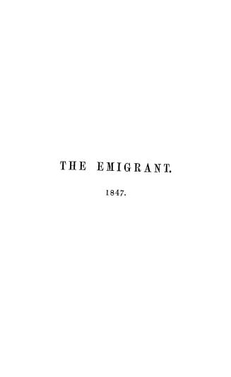 The emigrant