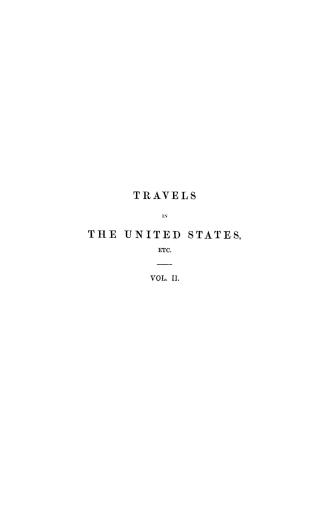 Travels in the United States etc