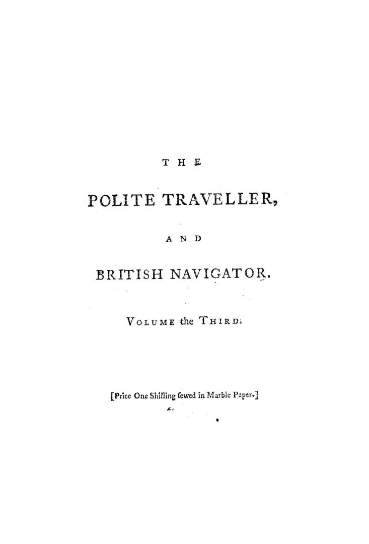 The polite traveller, and British navigator (volume 3)