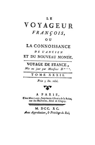 Le voyageur françois, ou, La connoissance de l'ancien et du Nouveau monde