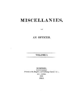 Miscellanies