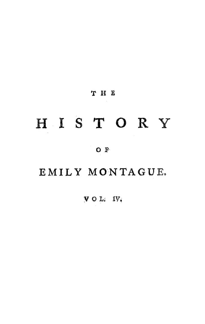 The history of Emily Montague