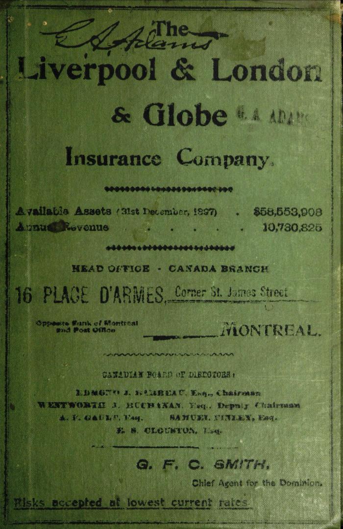 Lovell's business, professional and farmers' directory of the Eastern Townships, comprising the counties of Brome, Compton, Huntingdon, Missisquoi, Ri(...)