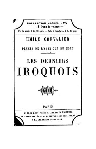 Les derniers Iroquois