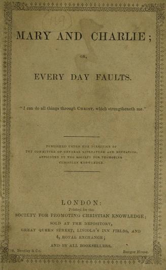 Mary and Charlie, or, Every day faults