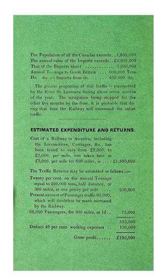 Prospectus...for the purchase of government lands, and for investment in public works in British North America