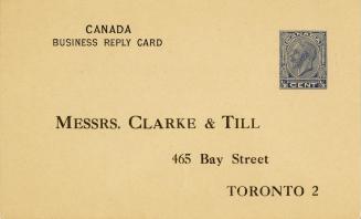 Canada business reply card