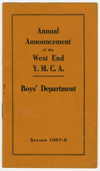 Annual announcement of the West End Y