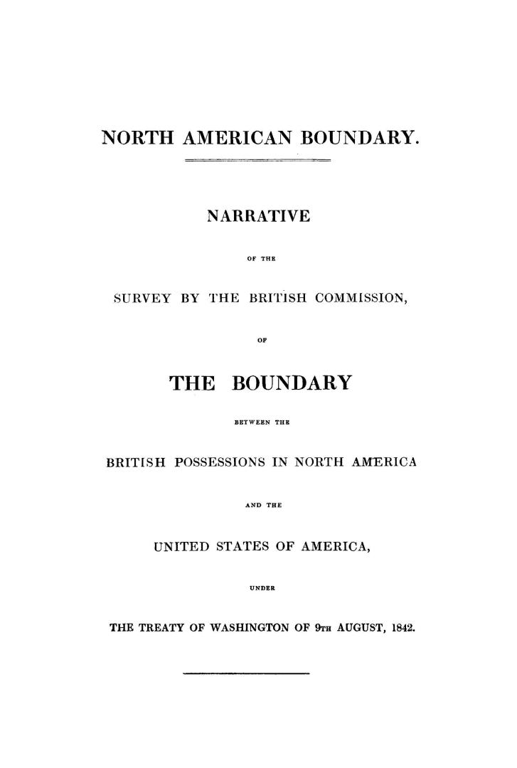 North American boundary,