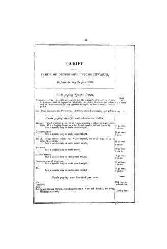 Tables of the trade and navigation of the Province of Canada for the year