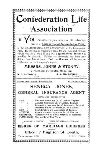 City of Hamilton annual alphabetical, general, miscellaneous and subscribers' classified business directory for the year...