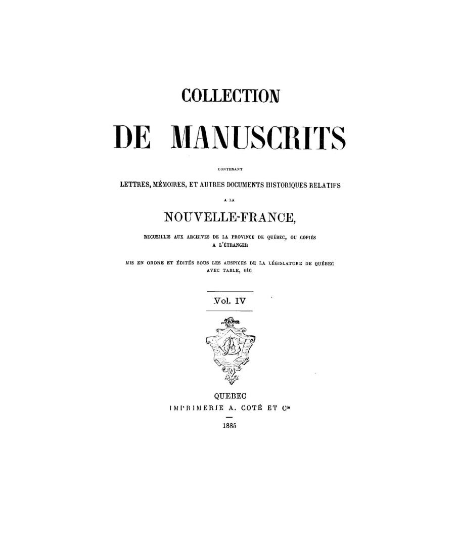 Collection de manuscripts contenant lettres, mémoires