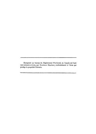 Etudes sur les developpements de la colonisation du Bas-Canada depuis dix ans (1851 à 1861)