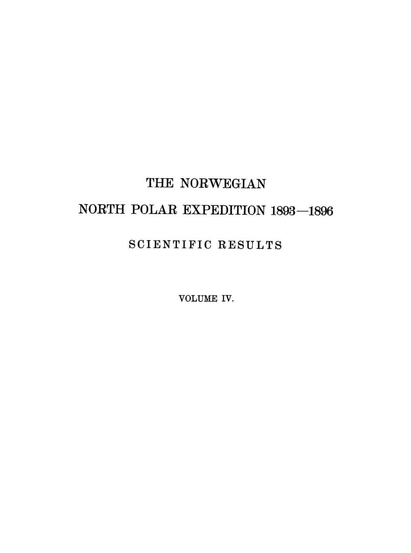 The Norwegian North polar expedition, 1893-1896