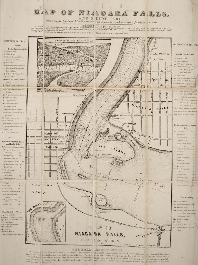 The falls of Niagara, or, Tourist's guide to this wonder of nature, including notices of the whirlpool, islands, etc