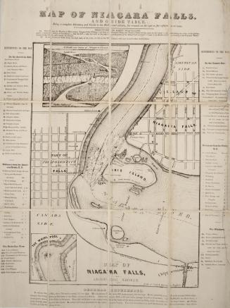 The falls of Niagara, or, Tourist's guide to this wonder of nature, including notices of the whirlpool, islands, etc