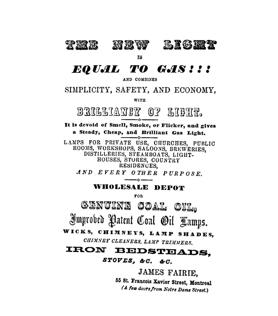 Moore's hand-book of Montreal, Quebec and Ottawa, containing a brief description of those cities and the chief places of interest, giving also tariff (...)