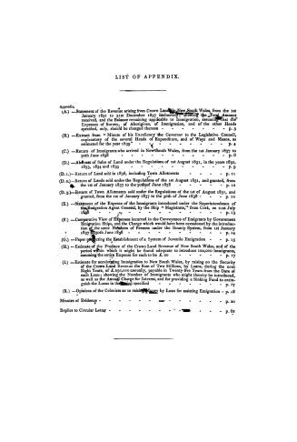 Emigration, return to an address of the honourable the House of commons, dated 9 July, 1839, for copies of any general report since the last laid befo(...)