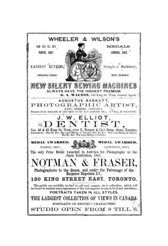 The county of Ontario directory, for 1869-70