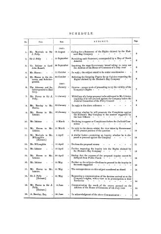 Hudson's Bay company, papers presented by command of Her Majesty to the House of commons, in pursuance of an address praying that Her Majesty would be(...)