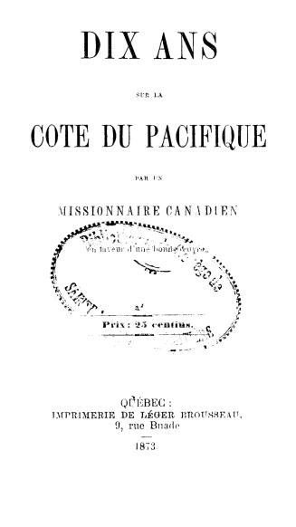 Dix ans sur la côte du Pacifique