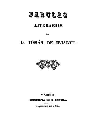 Fabulas literarias