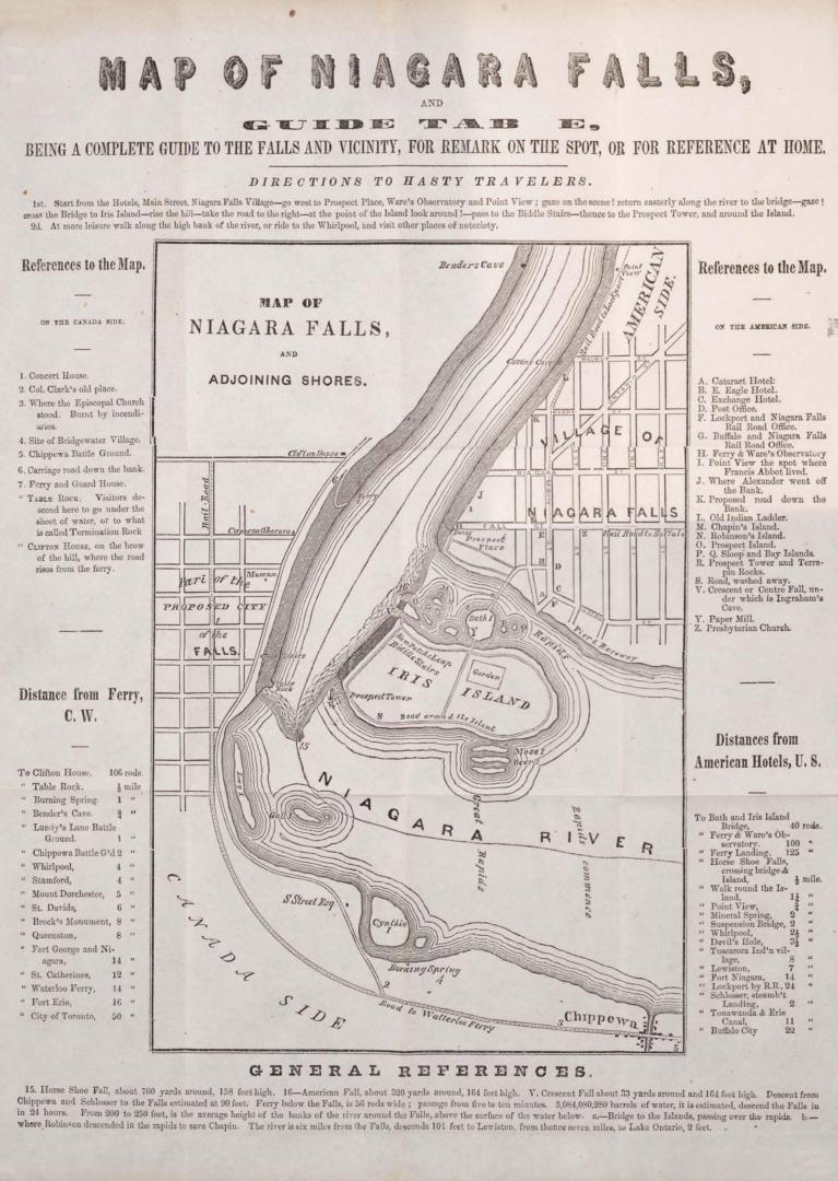 Burke's descriptive guide, or, The visitors' companion to Niagara Falls : its strange and wonderful localities