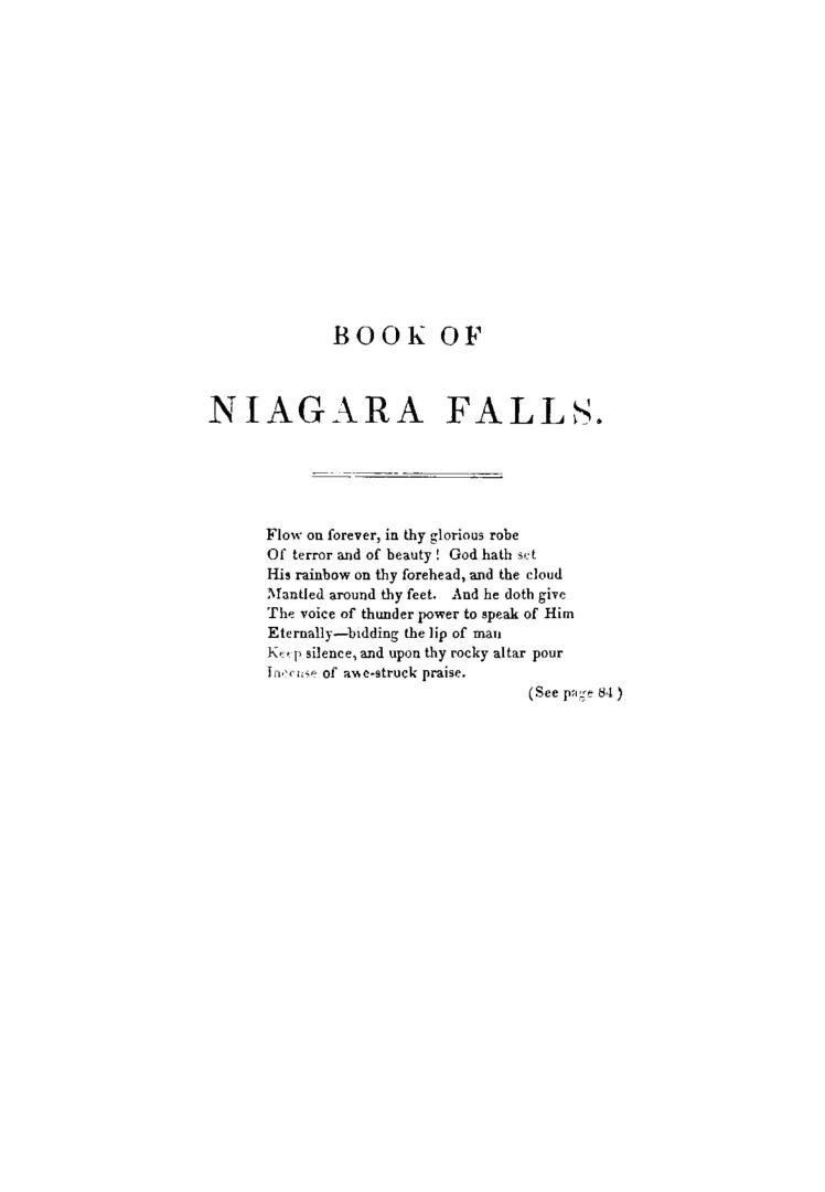 A guide to travelers visiting the falls of Niagara, containing much interesting and important information respecting the falls and vicinity