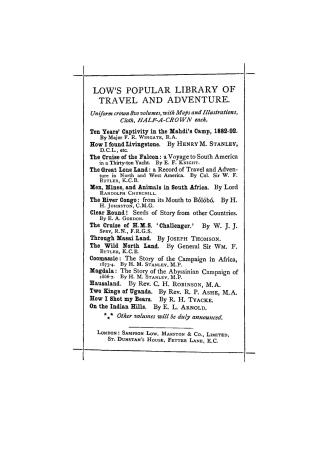 The pioneers of the Klondyke : being an account of two years police service on the Yukon