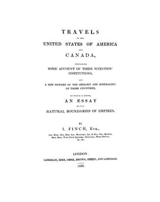 Travels in the United States of America and Canada