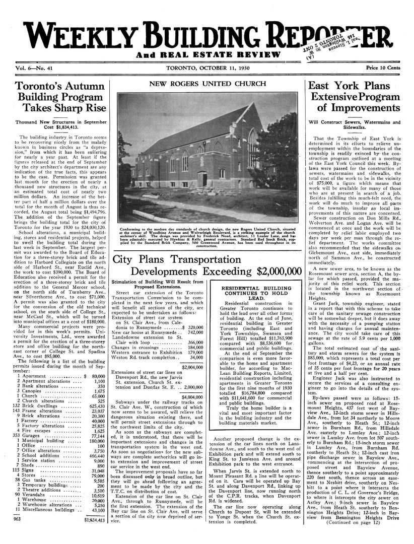 Weekly building reporter and real estate review, 1930-10-11