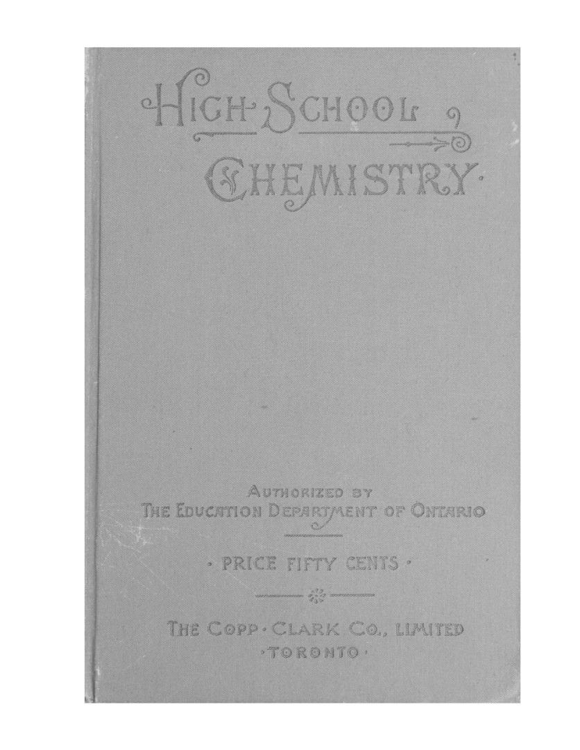 High school chemistry