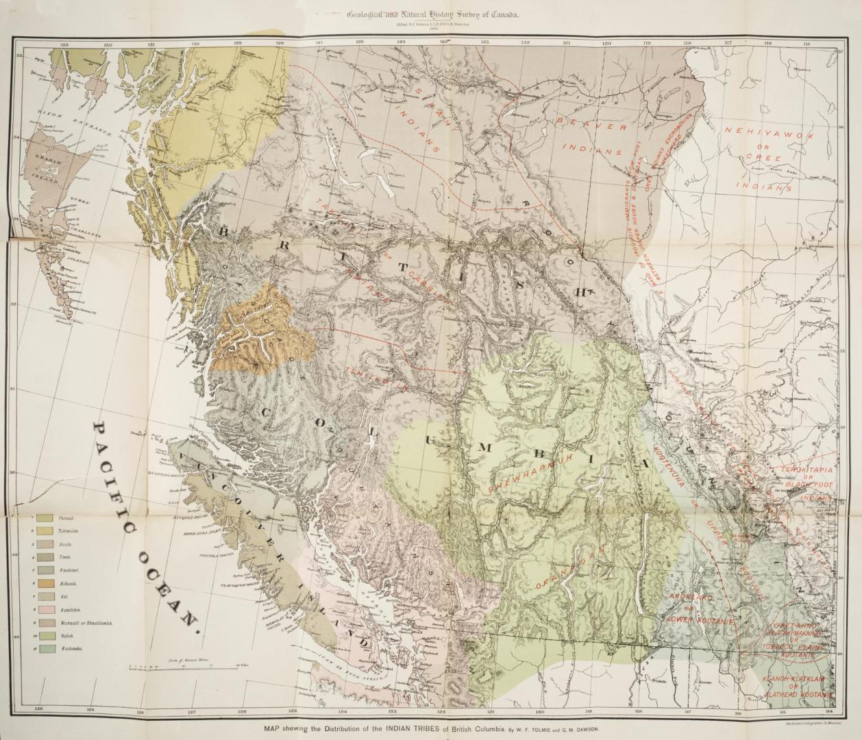 Comparative vocabularies of the Indian tribes of British Columbia