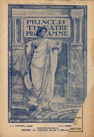 Princess Theatre Programme (Toronto)