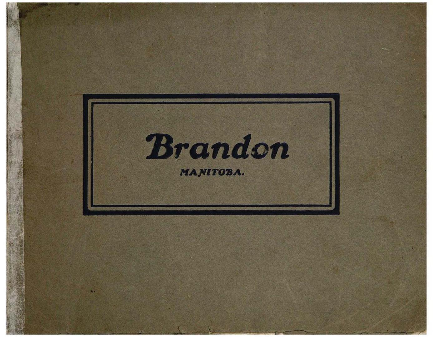 Illustrated souvenir of Brandon, Manitoba