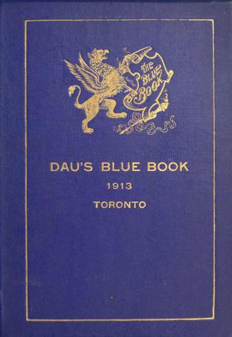 The Society blue book, Toronto: a social directory