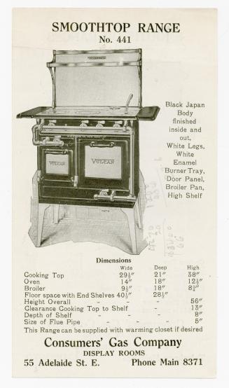 Smoothtop range no.441 and no.444