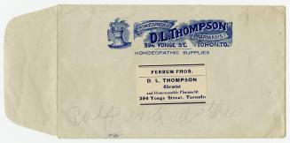 Homeopathic D.L. Thompson Pharmacist