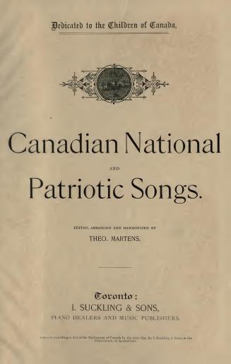 Canadian national and patriotic songs