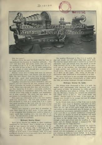 Canadian machinery and manufacturing news, 1910