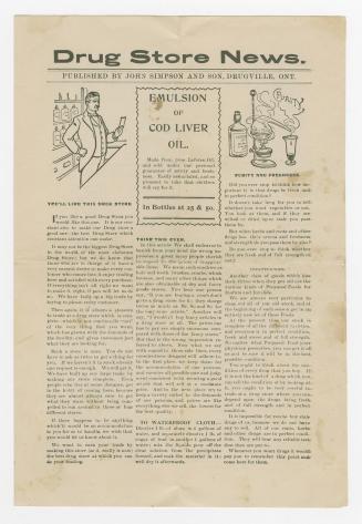 Drug Store News ; published by John Simpson and son, Drugville, Ont.