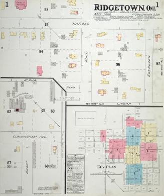 Fire insurance plan of Ridgetown, Ont.