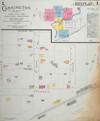 Fire insurance plan of Cannington, Ont