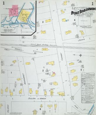 Fire insurance plan of Port Robinson, Welland Count, Ont