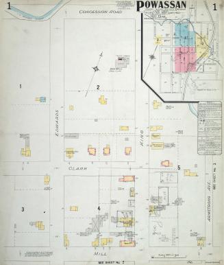 Fire insurance plan of Powassan, Parry Sound, Ont